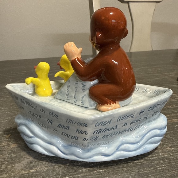 Curious George Ceramic Figurine | Morning Star Boat 1997-Working - Picture 2 of 6